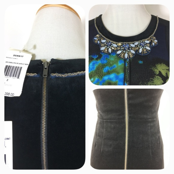 NWT Tracy Reese contrast shift dress - Picture 7 of 8